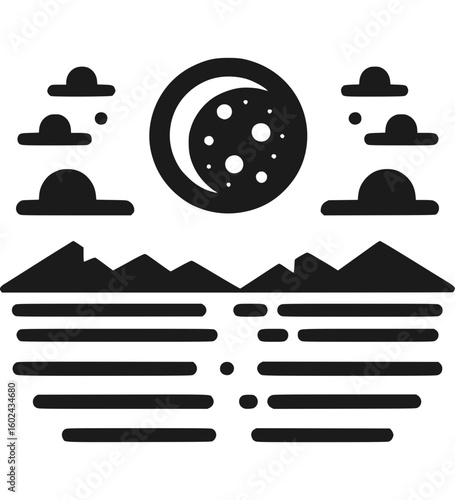 Nachtwellen Icons - 9