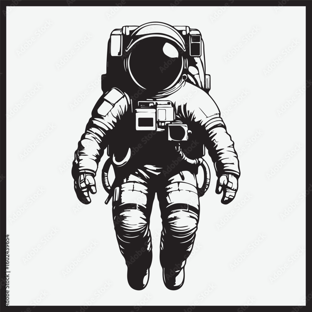 cartoon astronaut vector cartoon astronaut vector