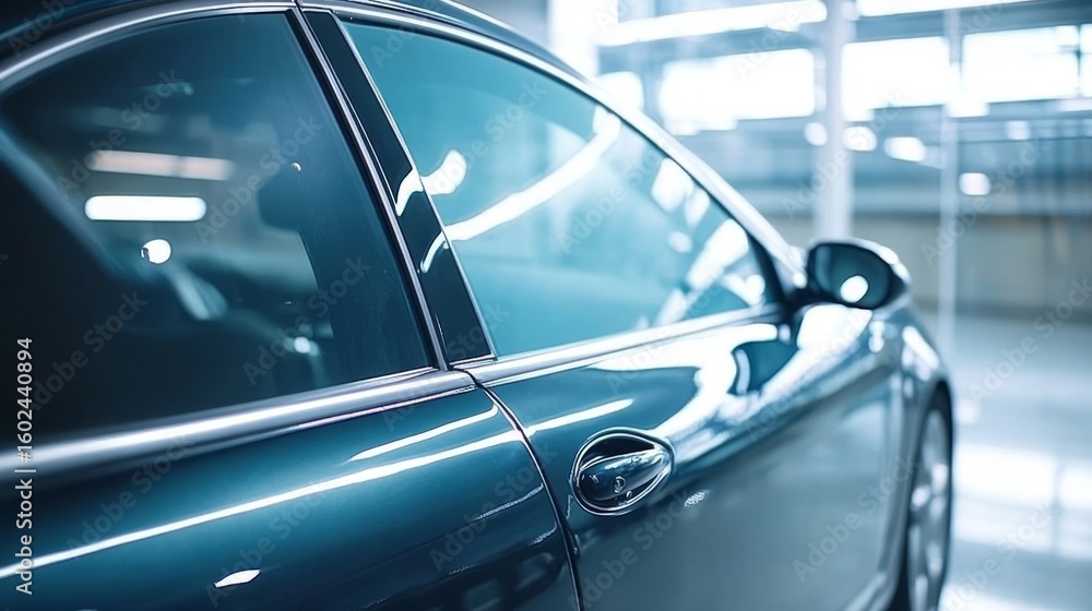 Fototapeta premium Innovative Automotive Window Tinting Solutions for Enhanced Comfort and Style in Modern Vehicles