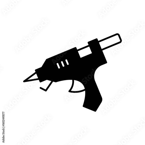 Hot Glue Gun Fill Icon: Crafting & Adhesive Bonding Tool