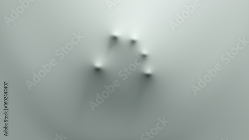 Foto empreinte de main laissée par des doigts à l'arrière d'un tissus blanc - concept