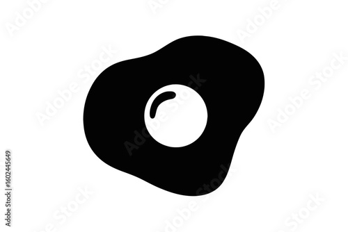 Fried Egg Silhouette breakfast food