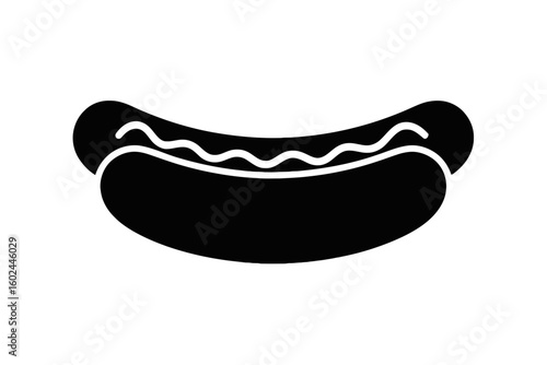 Hot Dog with Wavy Mustard condiment food