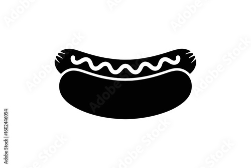 Hot Dog with Mustard sausage condiment
