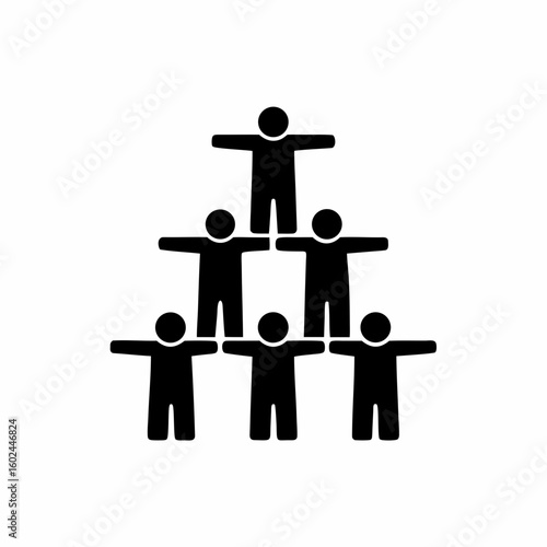 creative details Outline People Overcrowding Icon vector illustration
