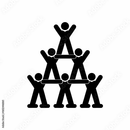 creative details Outline People Overcrowding Icon vector illustration
