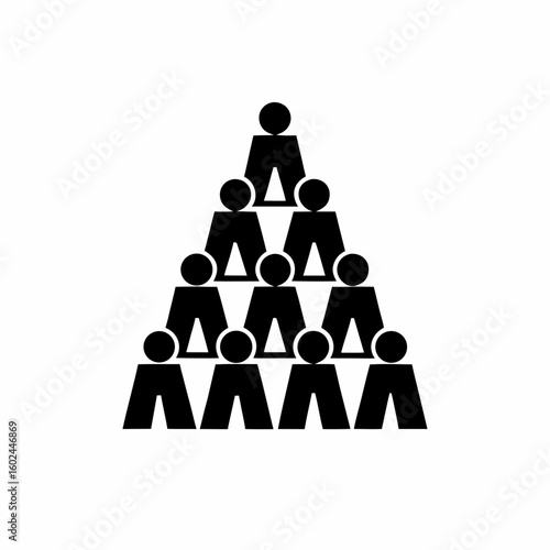 creative details Outline People Overcrowding Icon vector illustration
