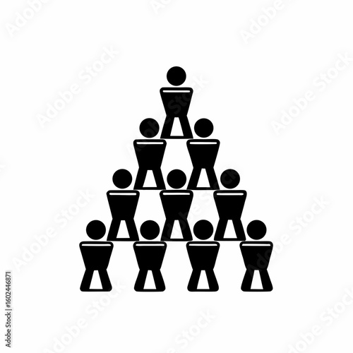 creative details Outline People Overcrowding Icon vector illustration
