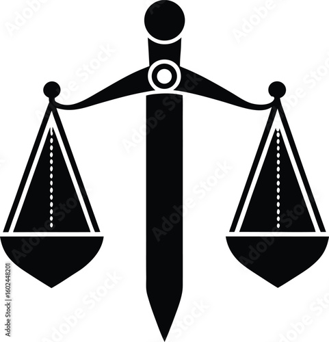 ruler scale silhouette logo icon vector art
