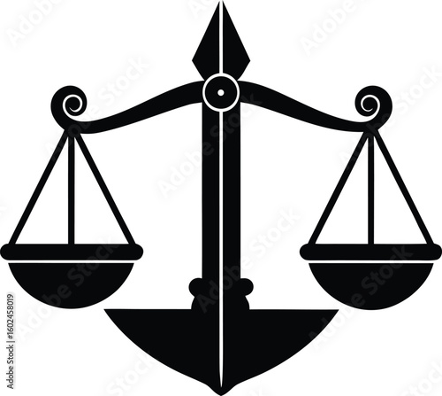 ruler scale silhouette logo icon vector art