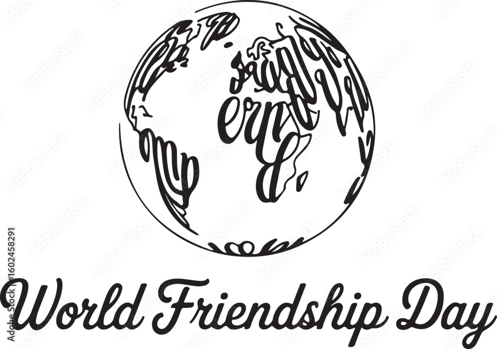 Fototapeta premium Celebrating World Friendship Day with Love, Laughter, and Lasting Bonds