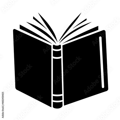 Silhouette of bilingual book and digital pad – Hybrid skills adaptation
