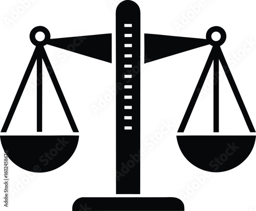 ruler scale silhouette logo icon vector art