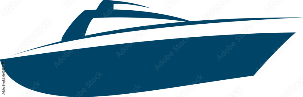 Obraz premium Boat Rental Logo