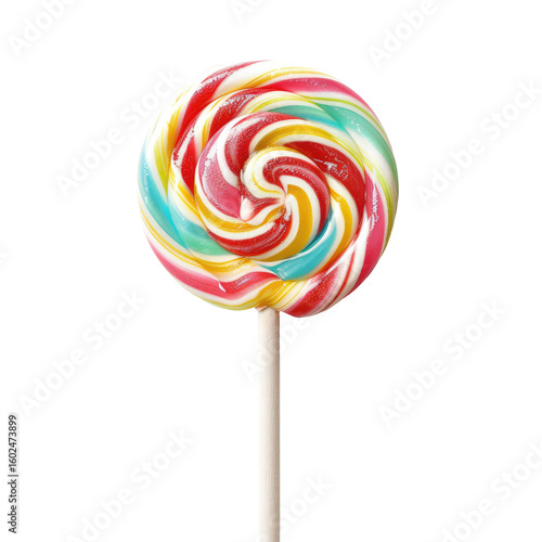 Wallpaper Mural Colorful swirl lollipop on a stick Torontodigital.ca