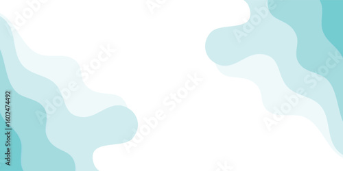 Refreshing shimmering water abstract background frame vector illustration material