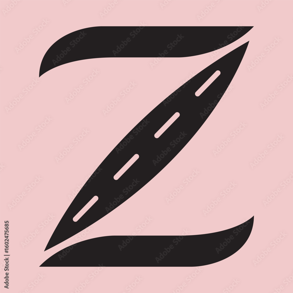 Capital Z from a homemade font Capital Z from a homemade font