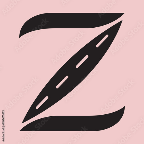 Capital Z from a homemade font