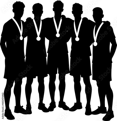 tennis, silhouette, sport, players, female, vector art, illustration, 