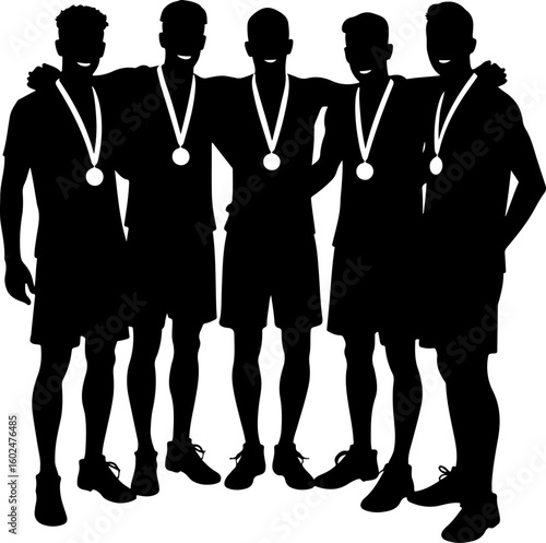 tennis, silhouette, sport, players, female, vector art, illustration, 