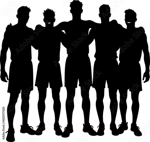tennis, silhouette, sport, players, female, vector art, illustration, 