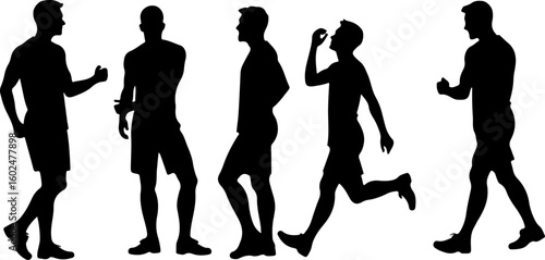 tennis, silhouette, sport, players, female, vector art, illustration, 