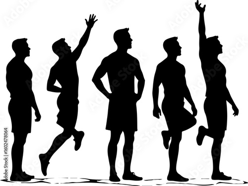 tennis, silhouette, sport, players, female, vector art, illustration, 