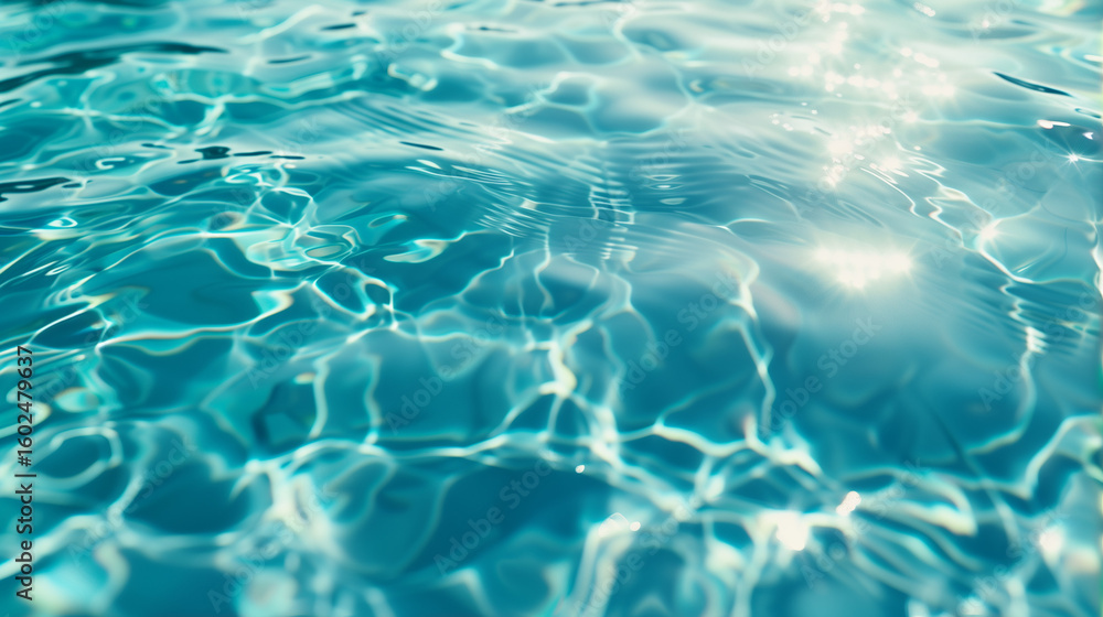 Obraz premium 爽やかな水面のイラスト