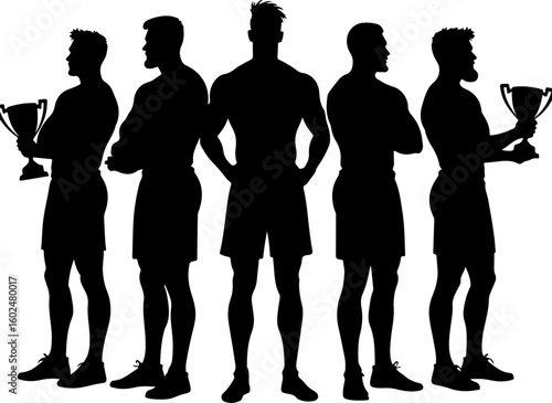 tennis, silhouette, sport, players, female athletes, tennis match, racquet, action, movement, athletic, competitive, black and white, vector art, illustration, 