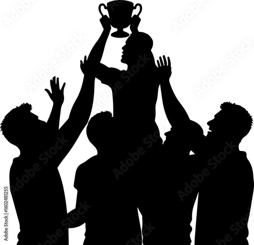 tennis, silhouette, sport, players, female athletes, tennis match, racquet, action, movement, athletic, competitive, black and white, vector art, illustration, 
