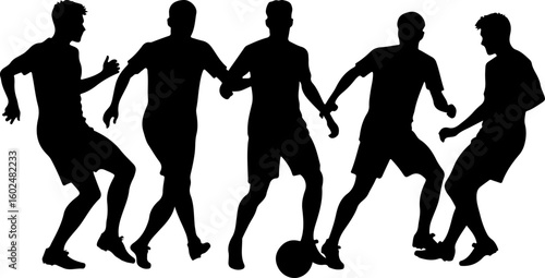 tennis, silhouette, sport, players vector bundle