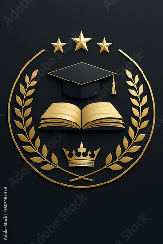 vector illustration of a golden shield