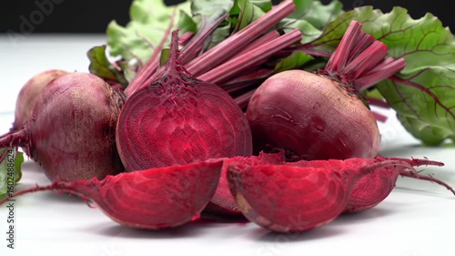 Close-up of fresh beets