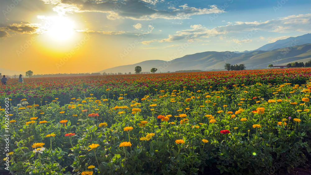 Fototapeta premium field of flowers