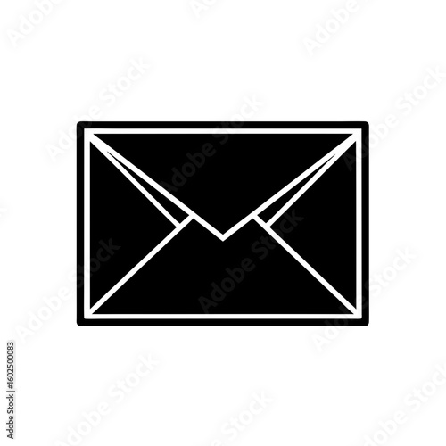 envelope mail icon vector  