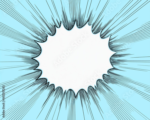 Emphasis speech bubble, highlight speech bubble, chat bubble, comic speech bubble, vector illustration of a blank bubble