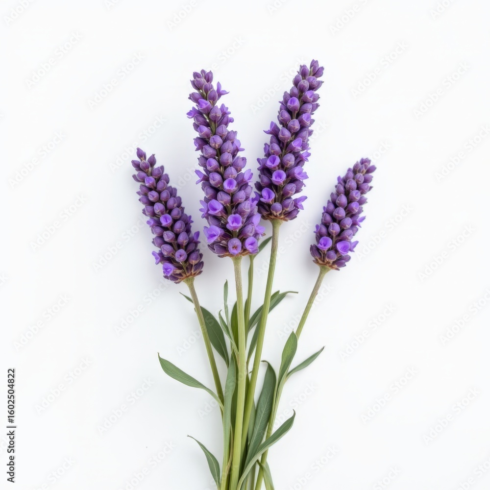 Obraz premium Minimalist Lavender White Background