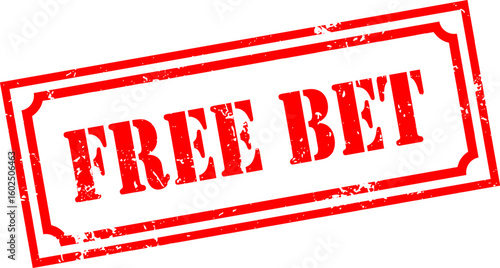 Grunge stamp free bet