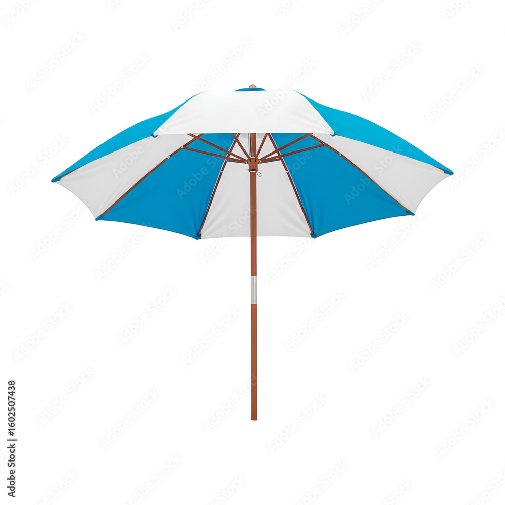 Obraz premium Beach umbrella, isolated on transparent background