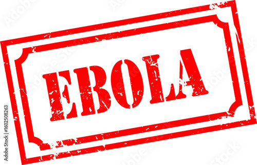 Grunge stamp ebola