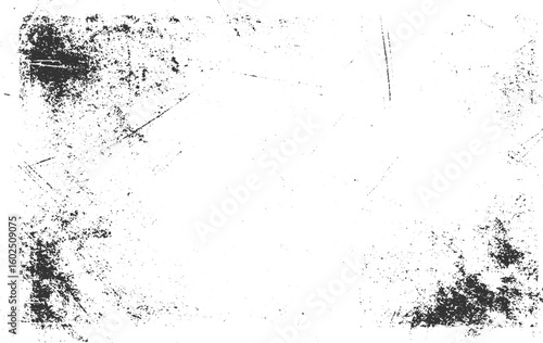 Wallpaper Mural Abstract dust particle and dust grain texture on white, grunge texture border frame over transparent background, Torontodigital.ca