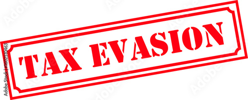 Grunge stamp tax evasion