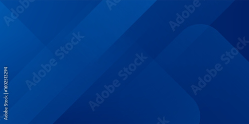 Abstract blue background with glowing geometric lines. Modern blue gradient square shape design. Futuristic technology concept. Suit for brochure, corporate, website, poster, banner, cover modern