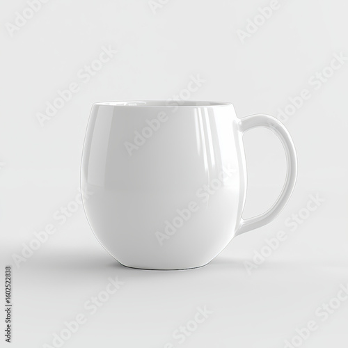 Elegant Ceramic Barrel-Shaped Mug Mockup for Creative Designs