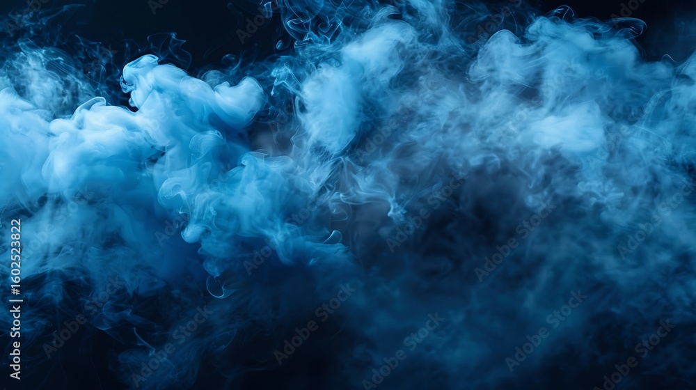 Obraz premium blue smoke background