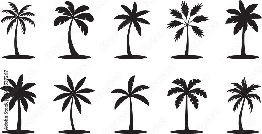 Fototapeta premium palm silhouettes