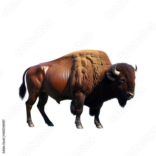 buffalo isolated on white background