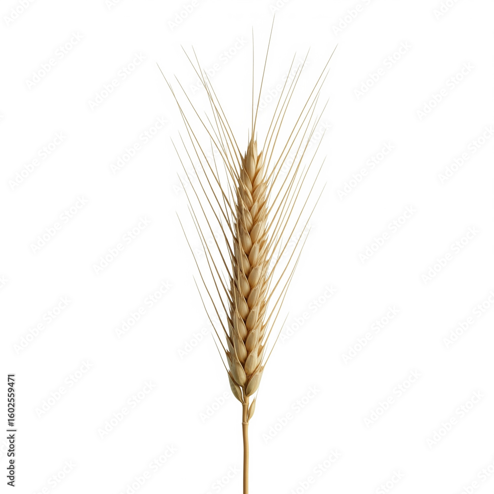 wheat ears isolated on white wheat ears isolated on white