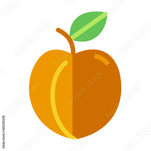 apricot fruit icon