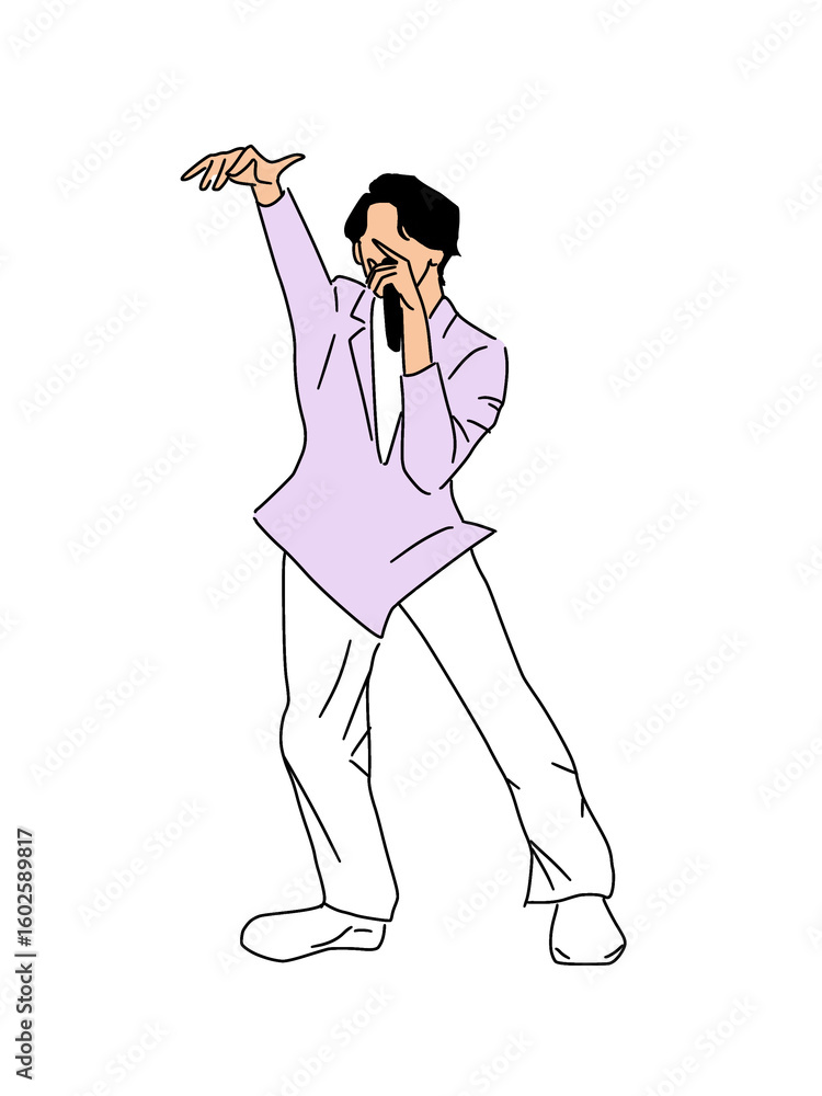 マイクを持って歌いながら踊るアーティスト png マイクを持って歌いながら踊るアーティスト png